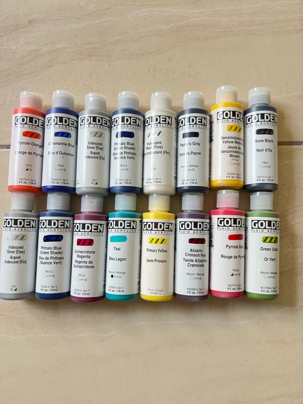 Golden Fluid Acrylic Paint Set - Picture 2 of 6